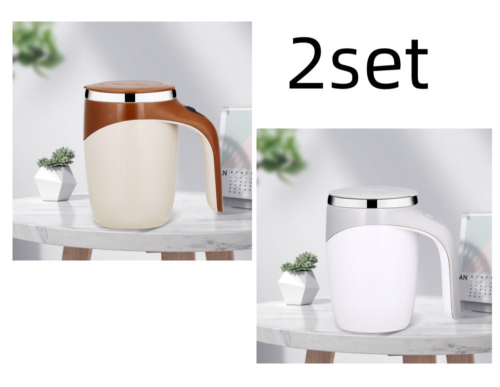 Rechargeable Model Automatic Stirring Cup Coffee Cup High Value Electric Stirring Cup Lazy Milkshake Rotating Magnetic Water Cup - BestSalesPrice