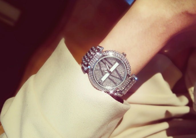Women's Luxury Watches - Fashion Brand Stainless, Steel Bracelet Wrist Watch, Design Quartz - BestSalesPrice