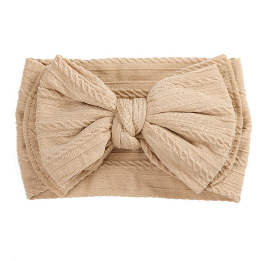 Girls' Double - Layer Bow Hair Band – Jacquard Nylon Headband - BestSalesPrice, LLC