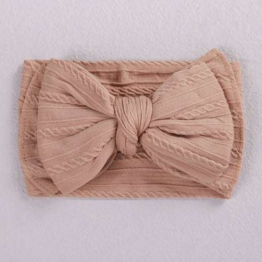 Girls' Double - Layer Bow Hair Band – Jacquard Nylon Headband - BestSalesPrice, LLC