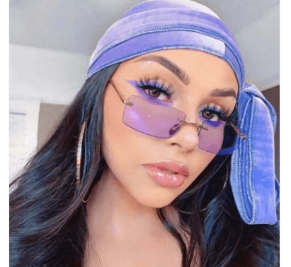 Women's Rimless Square Sunglasses – Lightweight Fashion Eyewear - BestSalesPrice, LLC