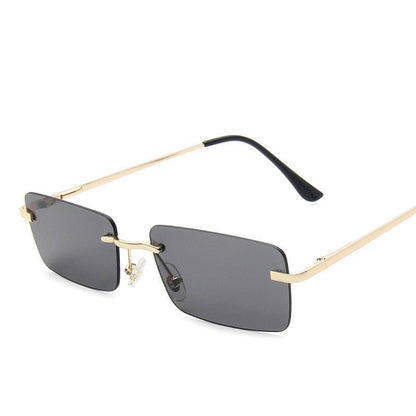 Women's Rimless Square Sunglasses – UV Protection Trendy Frames - BestSalesPrice, LLC