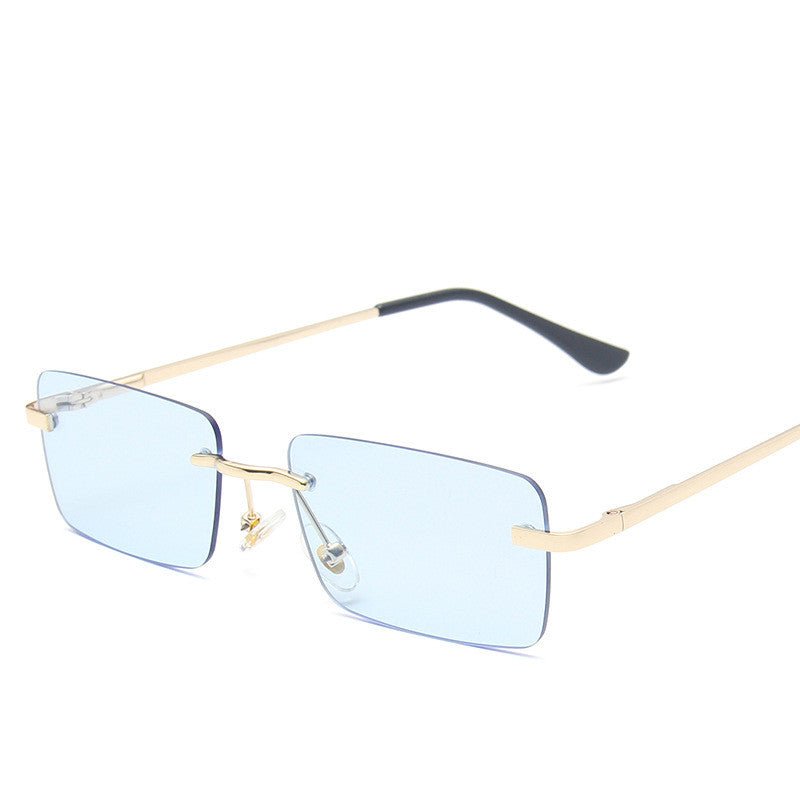 Women's Rimless Square Sunglasses – UV Protection Trendy Frames - BestSalesPrice, LLC