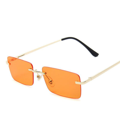 Women's Rimless Square Sunglasses – UV Protection Trendy Frames - BestSalesPrice, LLC