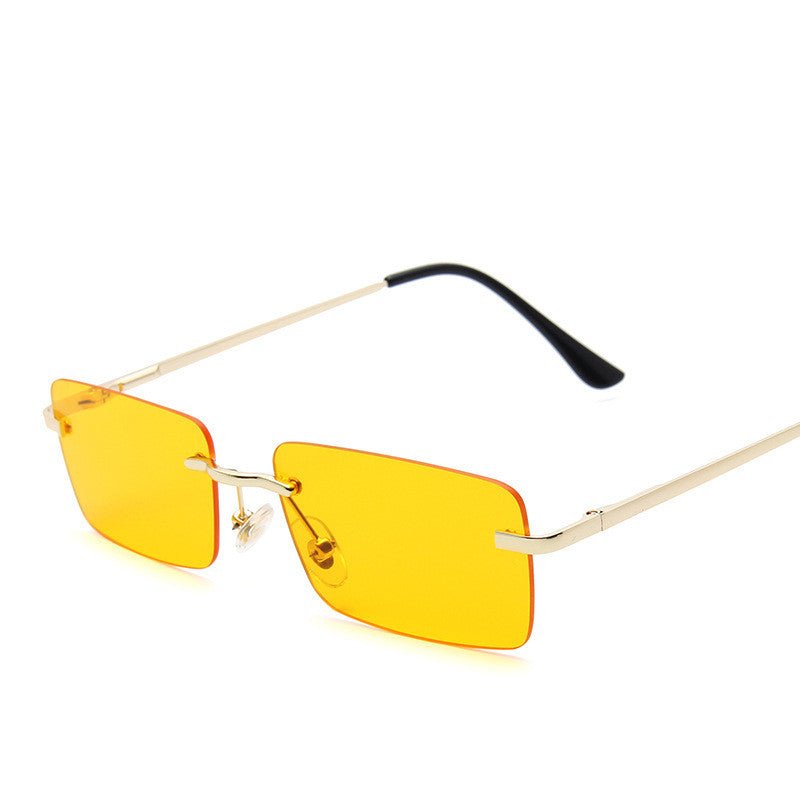 Women's Rimless Square Sunglasses – UV Protection Trendy Frames - BestSalesPrice, LLC